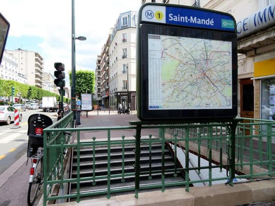 Superbe Appartement Terrasse 75M Paris Saint-Mandé Eksteriør billede